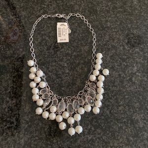 Talbots faux pearl necklace